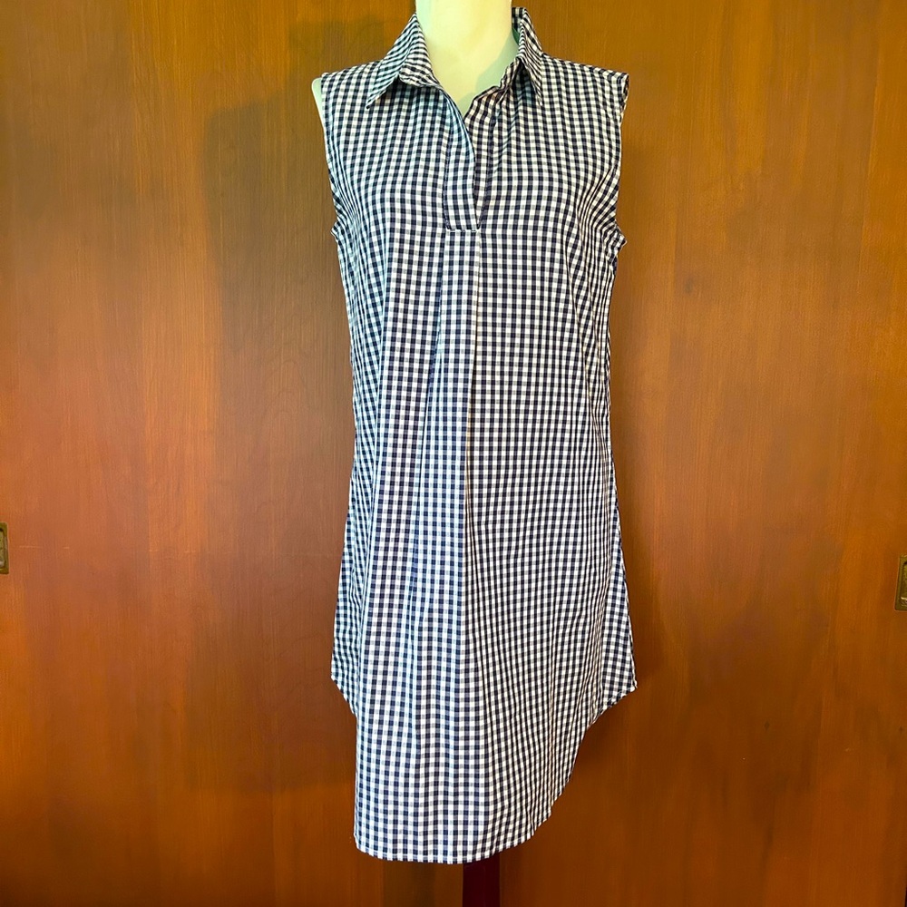 NWT Haley and the Hound blue and White Gingham Dress